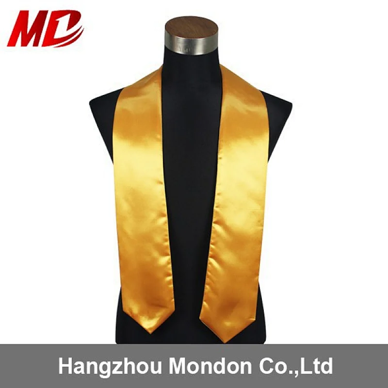 Graduation satin stole