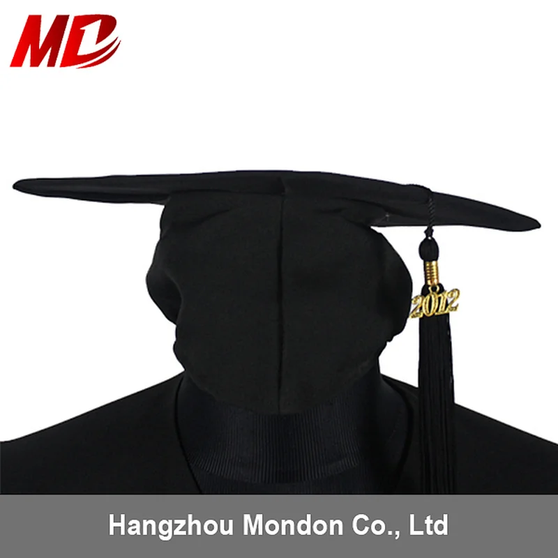 Custom Made Black Graduation gown with cap- taiwan style
