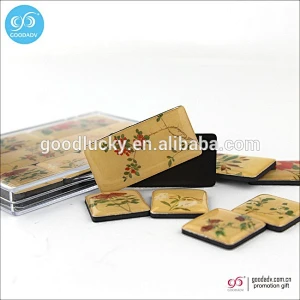 Souvenir custom epoxy clear fridge magnet sticker wholesale