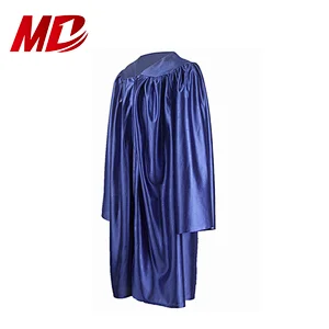 Factory custom wholesale shiny graduation gowns