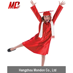 Children Graduation Cap Gown Shiny