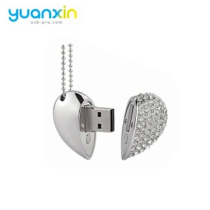 3D Laser Engrave Logo Custom Glass crystal usb flash drive