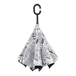 Innovative and Durable All-Weather taobao sell newspaper print straight umbrella