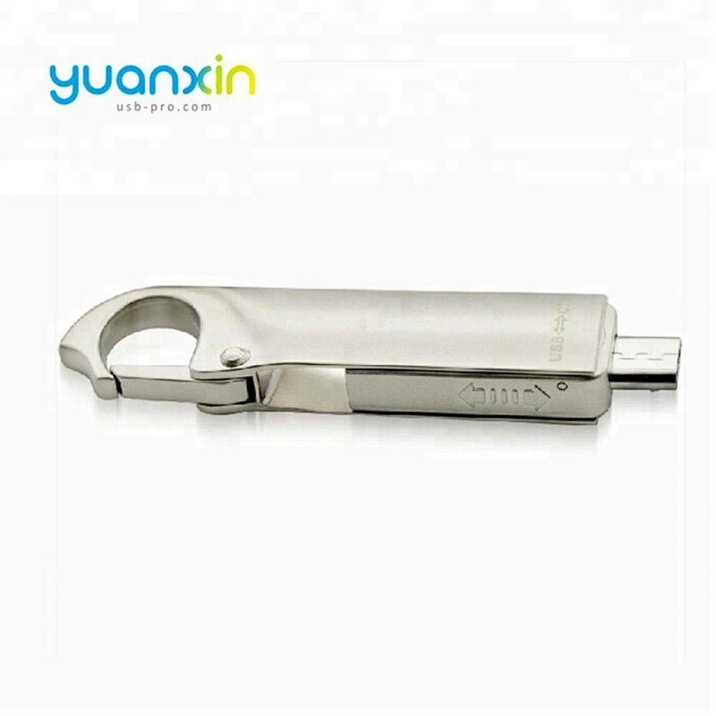Swivel Keychain Carabine Type C OTG USB Flash Drive 3.0 / 3.1