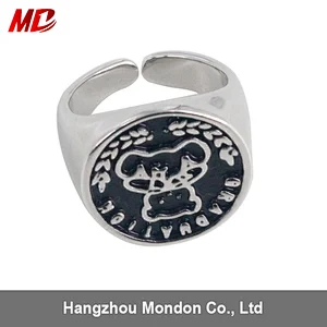 Wholesale Pre-school Graduation Ring with Bear Pattern for Child