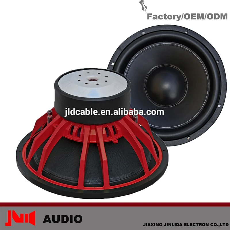 Made In China High-end 15 Inch with Red Aluminum Frame Power 15inch car subwoofer 1000w