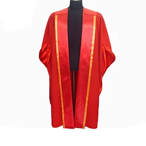 UK/AUS Custom Deluxe Bachelor/Master/Doctoral Graduation Gown Customized Graduation Robes