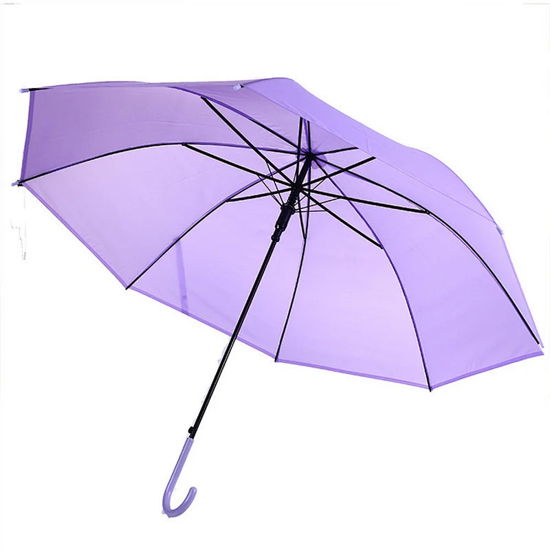 Decorative scrub pvc plastic umbrella for rain