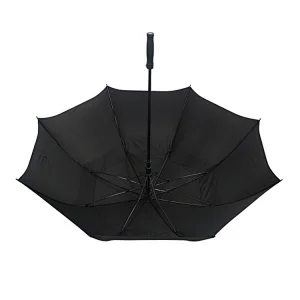 Custom Cheap Promotion Air Vents Weatherproof Double Layer Automatic Large Advertising Golf Umbrella with Logo Printing
