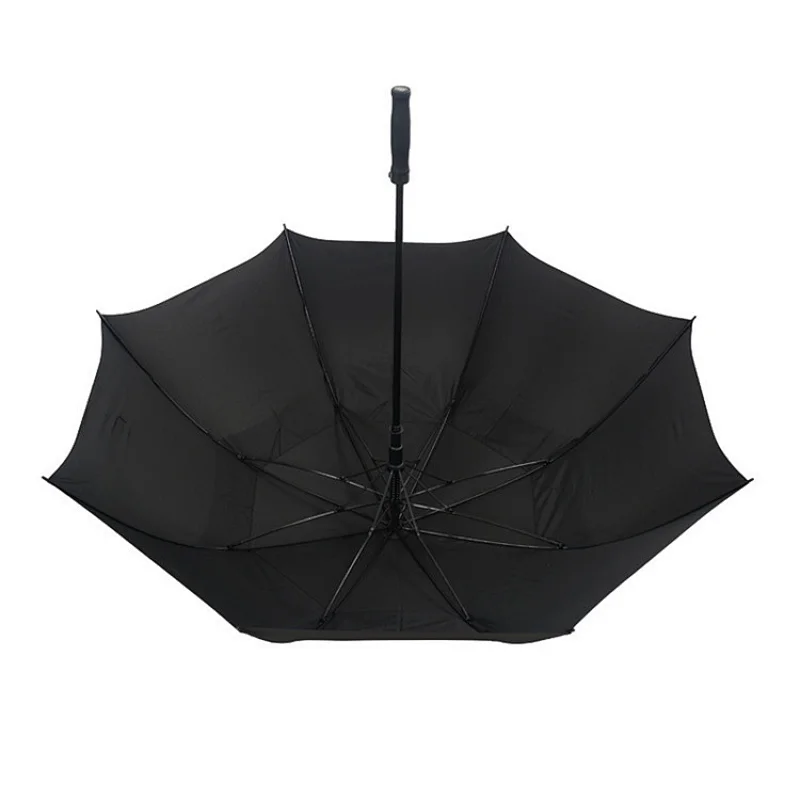 Custom Cheap Promotion Air Vents Weatherproof Double Layer Automatic Large Advertising Golf Umbrella with Logo Printing