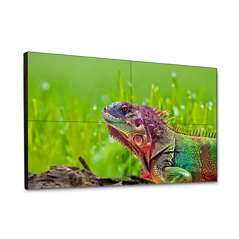 2x2 LCD Video Wall Display 55 Inch Floor Standing Processor