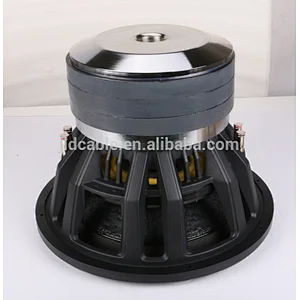 high quality and best price for 12 inch audl 2 ohm 1500w rms spl woofer speaker