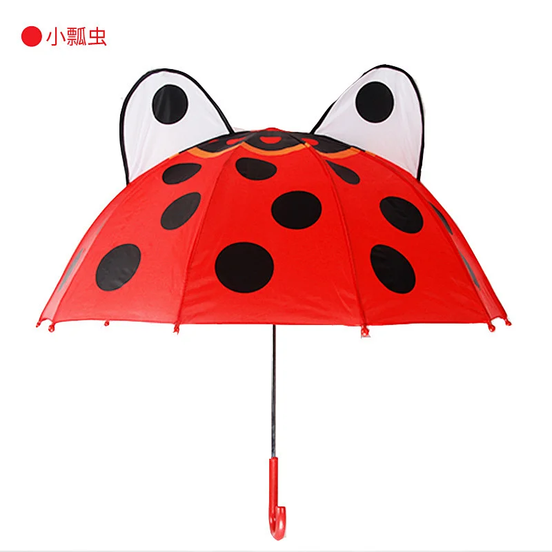Zhejiang factory Promotional Rain Ear Animal Shapes 3D Kids Umbrella for wholesale