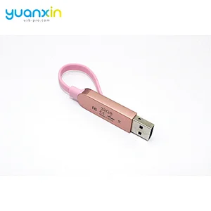 Promotional Gift Charging Cable OTG USB Flash Drive 4GB 8GB 16GB 32GB 64GB