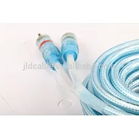 Good quality RCA cable for car audio with 4gauge speaker cable 4 core power cable