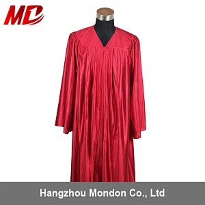 Factory promotion Shiny Children Graduation Gowns