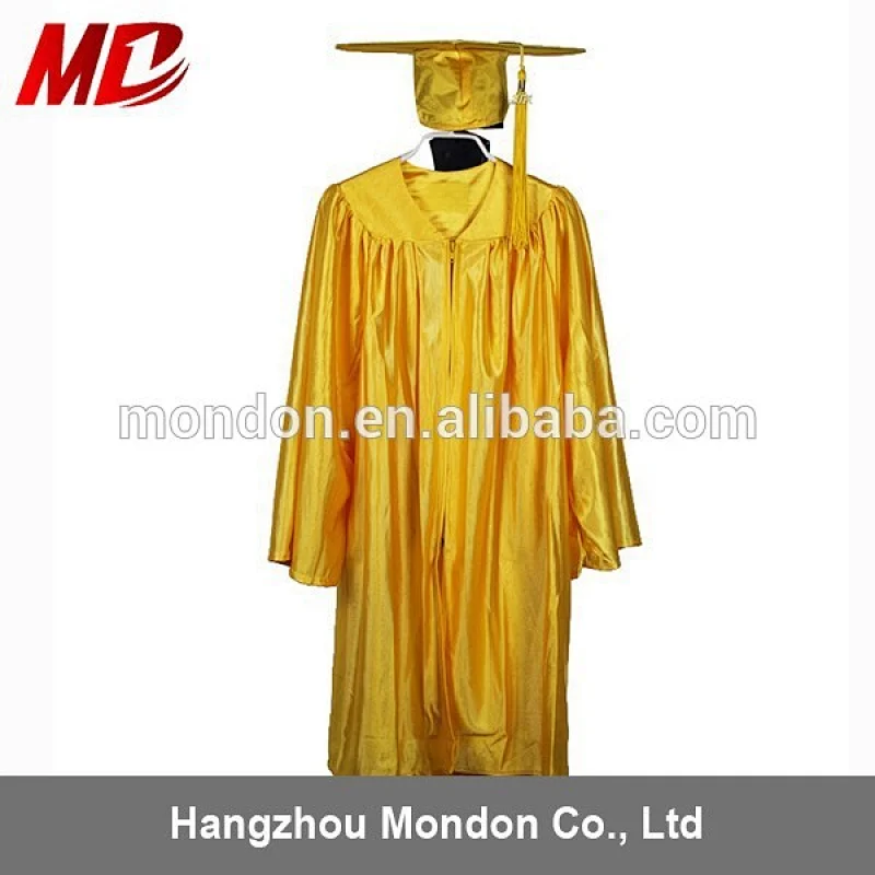 Primary/Elementary School Graduation Gown -Primary School Graduation Gown &Cap-Shiny