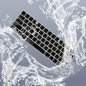 waterproof keyboard protector VIM VI odm shortcuts keyboard cover anti-dust keyboard cover  for MacBook New Pro 13