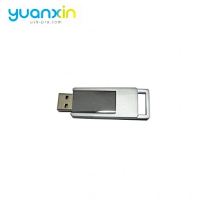 Covered Rotatable Metal Usb Drive