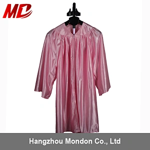 Shiny Polyester Children Graduation Cap Gown