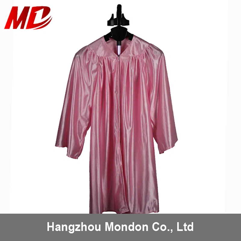 Shiny Polyester Children Graduation Cap Gown