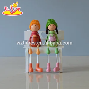 2018 New design wooden children's craft doll mini wooden children's craft doll popular wooden children's craft doll W02A156