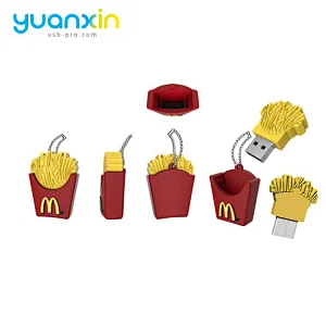 Factory OEM French Fries Flsh Drive Usb