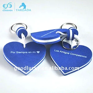 Hot sales Promotional gifts Fish shapes floating EVA keychain