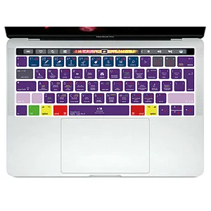 Diy Promotion Logic Pro X Shortcuts keyboard Skins Soft Tpu keyboard skin Dust cover For macbook  keyboard A1706 A1707 touch bar