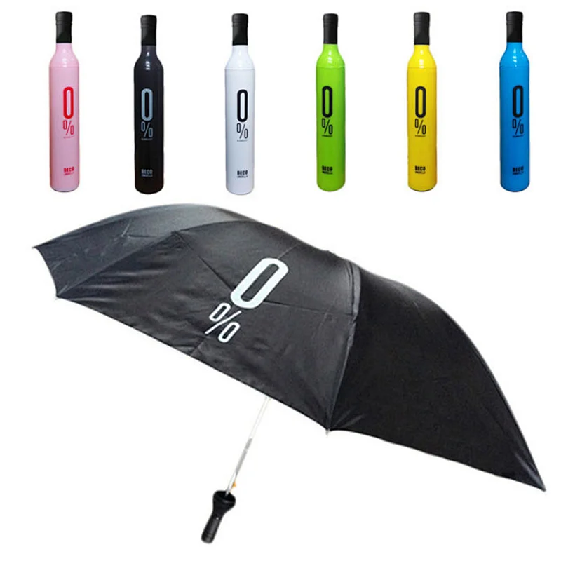 New design Promotion fancy bear bottle shape umbrella