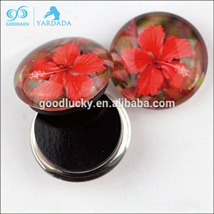 New arrival round PIZZA crystal fridge magnet