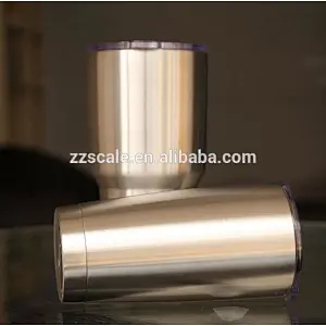 double wall stainless steel vacuum drinking cup