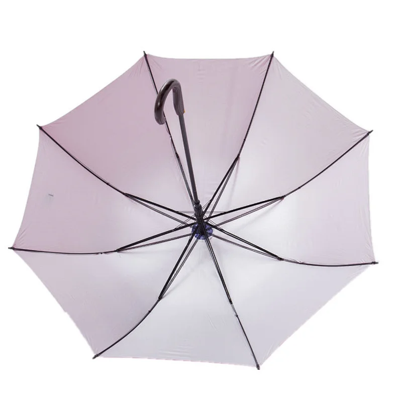Advertising pink color Straight Promotion rain umbrella