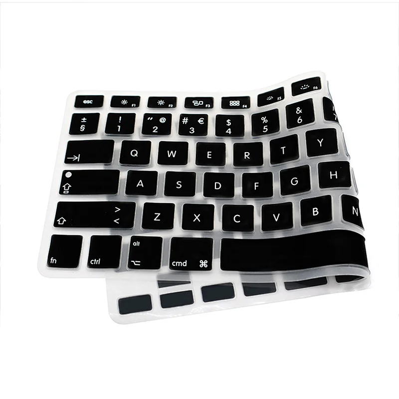 silicon keyboard cover custom print US European Model Portuguese Keyboard Cover For Macbook Pro laptop 15 Touch Bar A1707 A1990