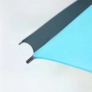 Full color printed 16k custom logo big straight rainbow umbrella