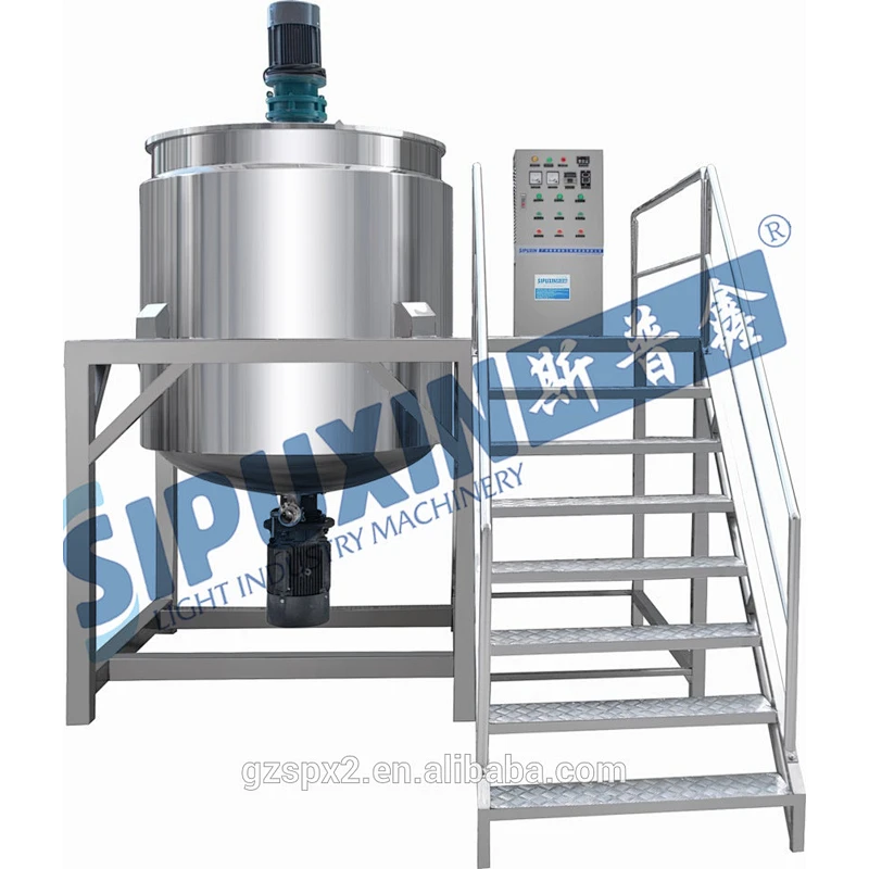 Sipuxin vacuum mixer emulsifier/hair gel blending mixer/cosmetic cream mixer homogenizer from