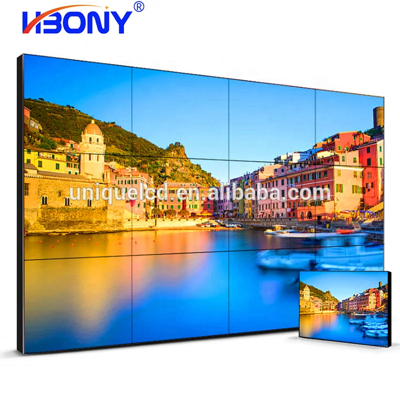 Narrow Bezel 3.5 mm LCD TV Splicing Wall Multi-Screen