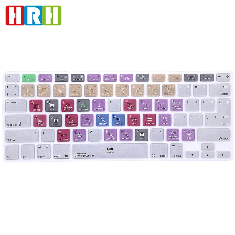 online retail store steinberg cubase function hotkey Shortcut Silicone Keyboard Skin Cover for Macbook Pro Air Retina 13 15 17