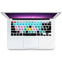 InDesign/Steinberg/Cubase/Studio/PS Shortcut Keys Silicone Keyboard Cover for Macbook Multi-language Hotkey Protection Film