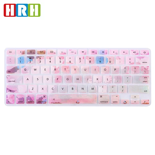 Marble Design laptop Silicone Keyboard cover custom keyboard skin for Macbook Pro 15 Retina English Version