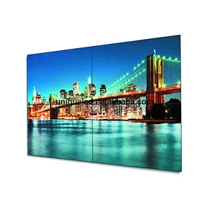 China Cheapest CCC Toughened Glass Panel DVI LCD Video Wall With Narrow-Bezel Screen