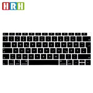 hot keys keyboard german Skin keyboard cover light keyboard cover for macbook ari 13 2018 A1932