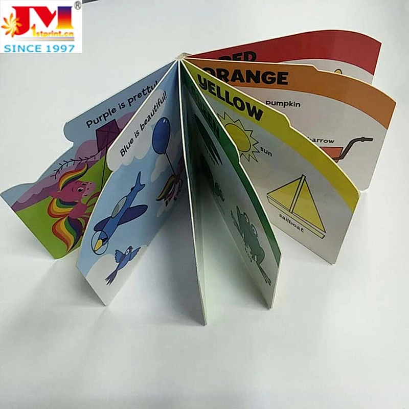 Baby Learning Colors Book Educational  Card Board  Kid's   Printing Services