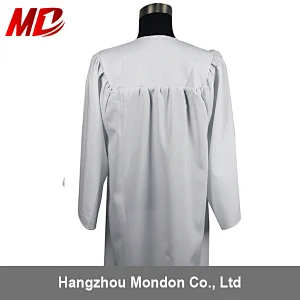 On Sale White University Academic Graduation Cap Gown