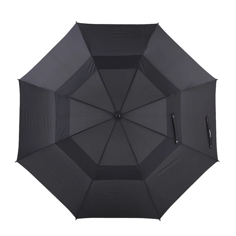 Automatic Open Extra Large Oversize Double Canopy Vented Windproof Waterproof Stick golf umbrella for Fathers day gifts