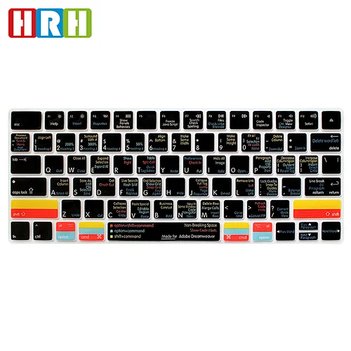 Dreamweaver Silicone Laptop Keyboard Skin shortcut Hotkeys silicone  for magic keyboard  MLA22LLB/A Keyboard Covers