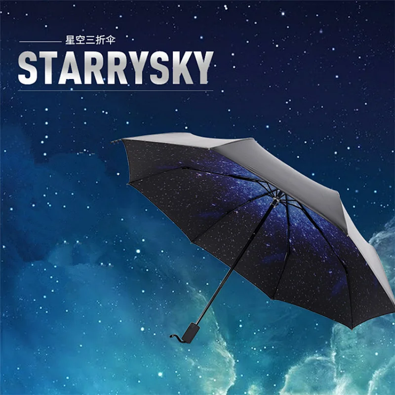 Wholesale Chinese Sky Custom Printing Inside real Star Umbrella