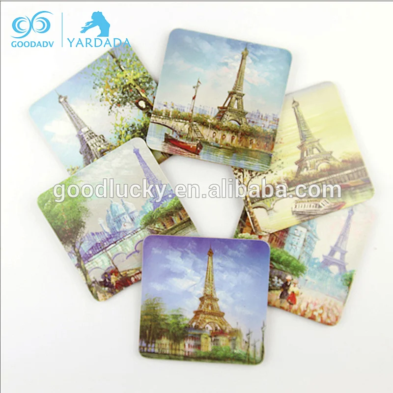 Guangzhou ceramic factory custom drink coasters with any shape