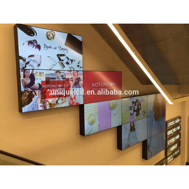 Seamless Video Wall Videowall With 1.7mm Splicing For Indoor