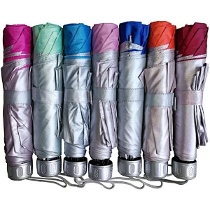 Low cost sun protection 3 fold silver backing umbrella
